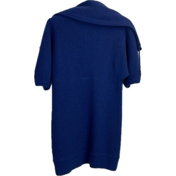 Theory Full-Zip Cashmere Waffle Pattern Sweater - Picture 5 of 8